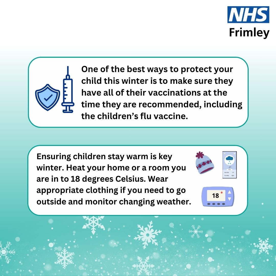 Winter tips social media image - caring for children 3